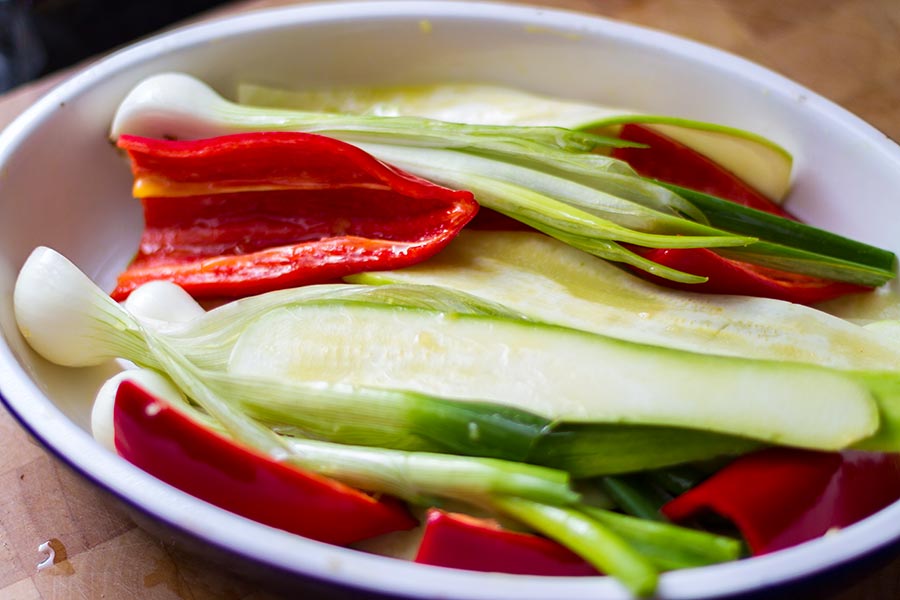 Gegrilltes Gemüse